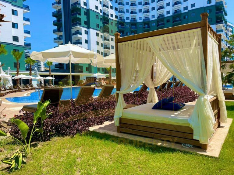 Two-room apartment for rent in a prestigious and popular complex in Alanya 6