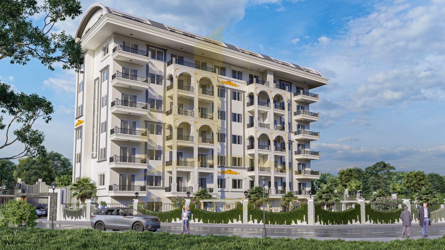Apartments in a new complex under construction in the Demirtas district of Alanya 2