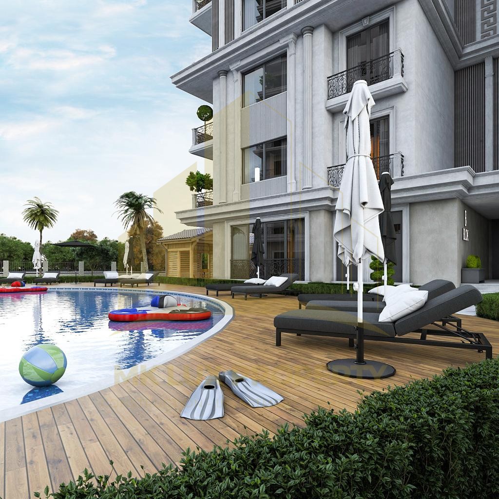 Apartments with views of the sea and mountains in the center of Alanya 5