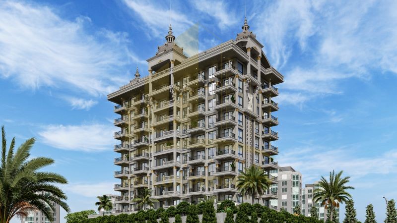 Spacious apartments in a luxurious complex in the center of Alanya 10