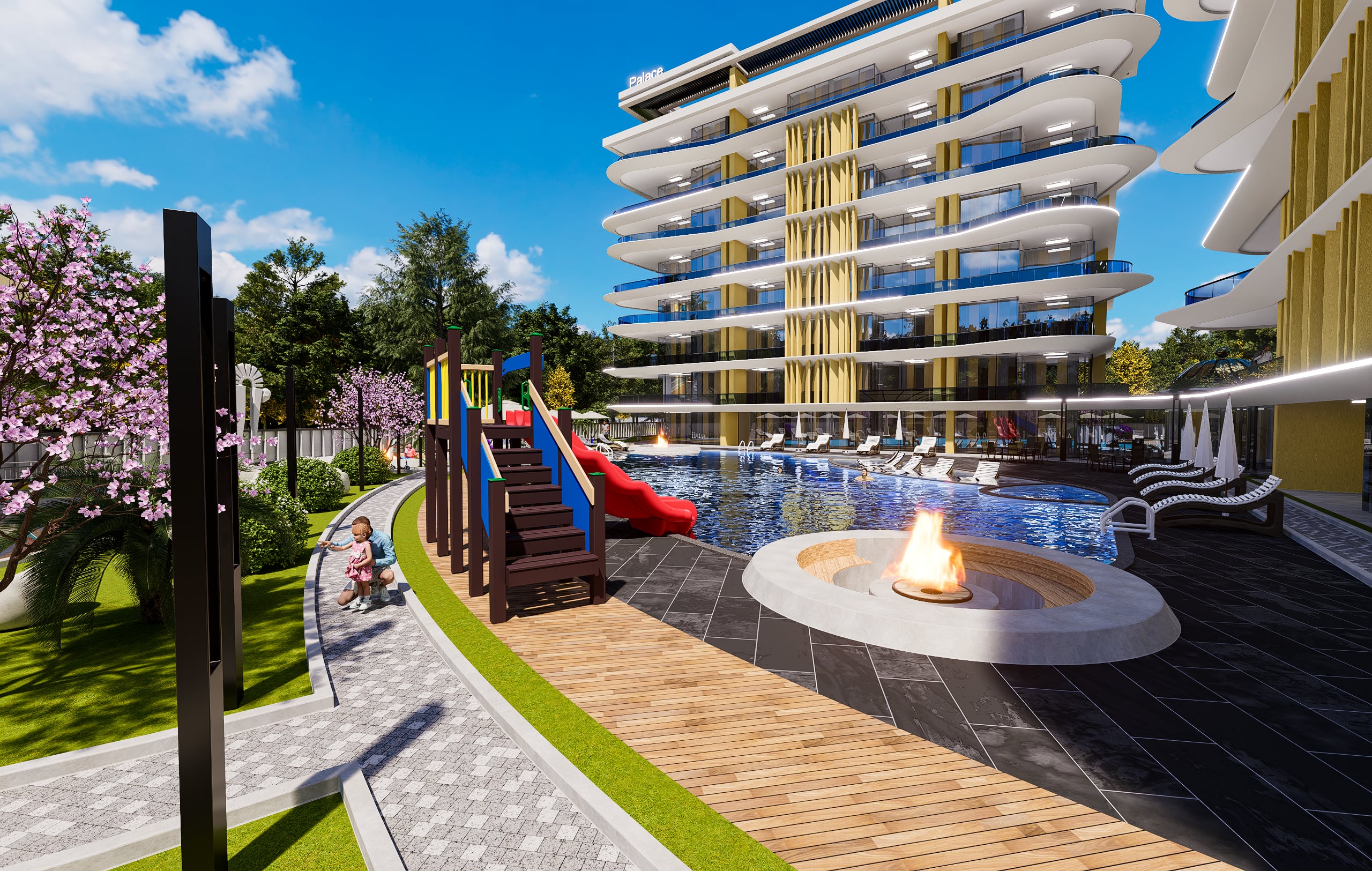 Neues Projekt mit dem Konzept eines Fünf-Sterne-Hotels in Alanya Payallar 9