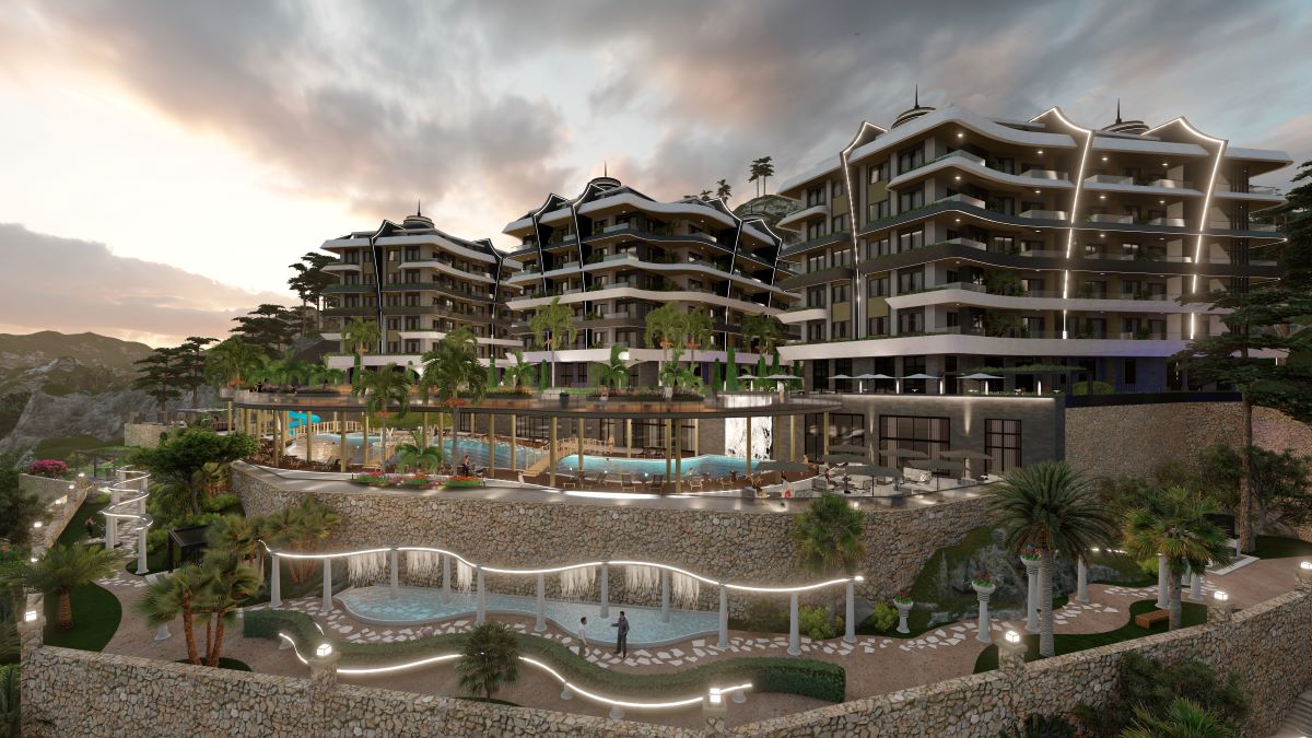 A luxurious development with the infrastructure of a seven-star hotel in Mahmutlar 22