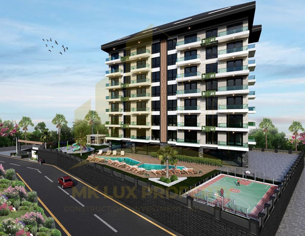 Real Estate in a Development Under Construction in Alanya's Avsallar District 9