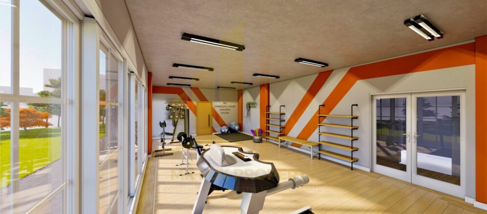 Apartments away from the hustle and bustle of the city in a modern complex in the Oba neighborhood 17