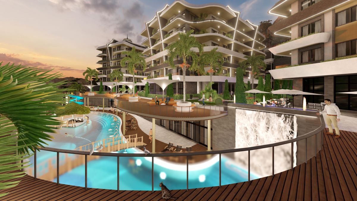 A luxurious development with the infrastructure of a seven-star hotel in Mahmutlar 7