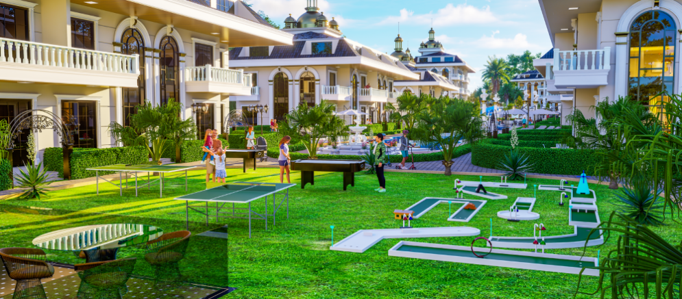 Apartments in a luxurious complex designed with a five-star hotel concept in the ecologically clean neighborhood of Inzekum 24
