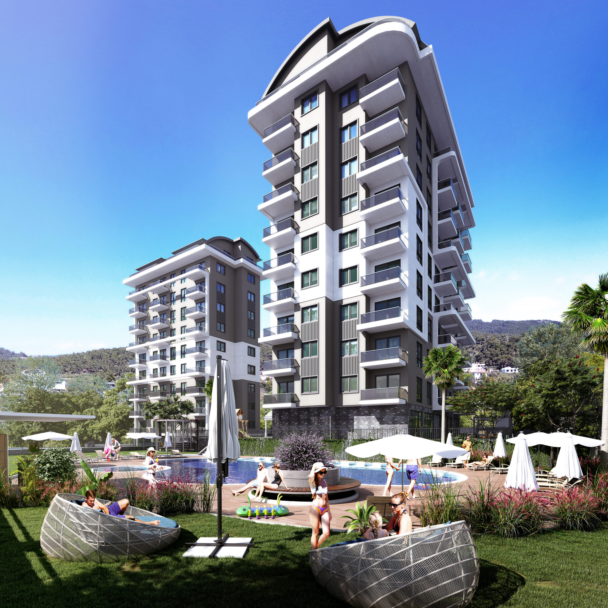 A modern residential complex in the Avsallar neighborhood 2