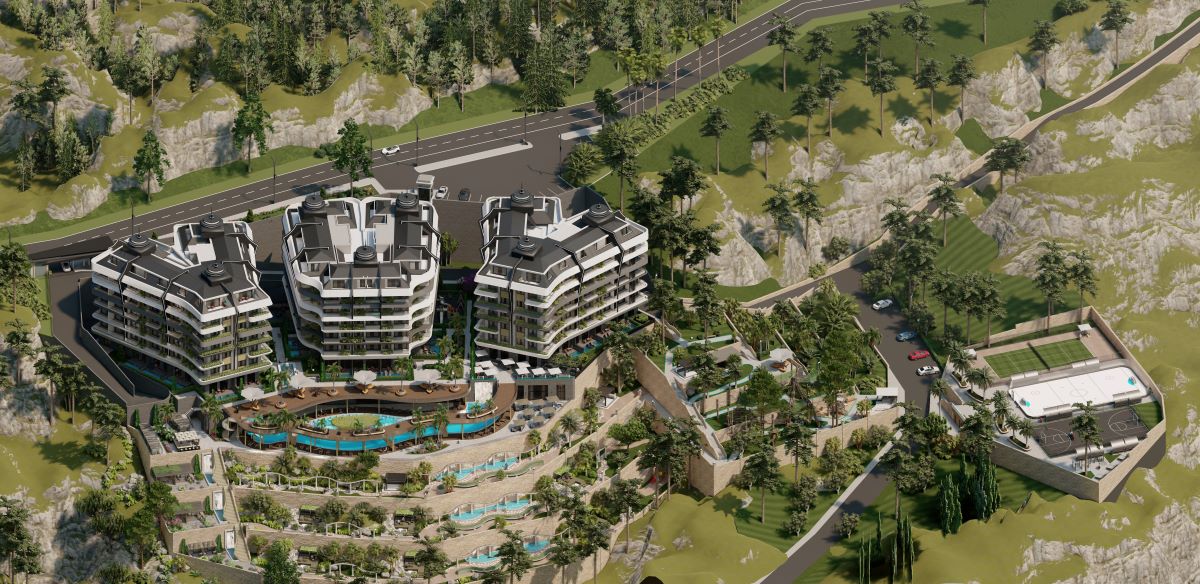A luxurious development with the infrastructure of a seven-star hotel in Mahmutlar 27
