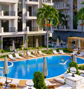 Apartments away from the hustle and bustle of the city in a modern complex in the Oba neighborhood 9
