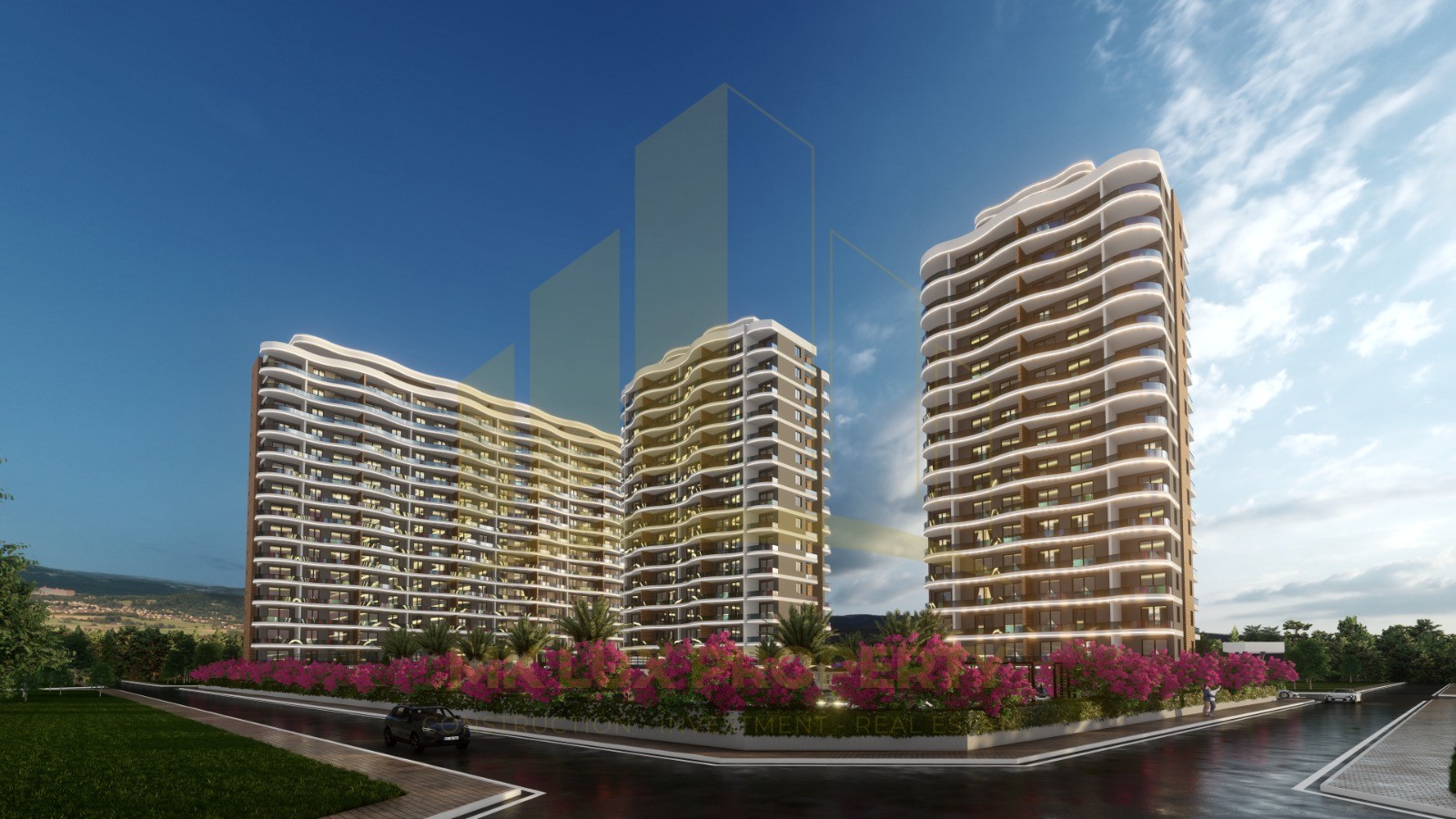 Apartments under construction in Mersin, in the Arpaçbahşış neighborhood 2