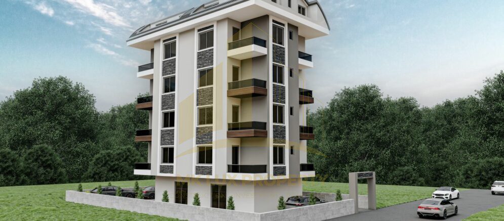 A total of four apartments in a small apartment complex in Avsallar 3