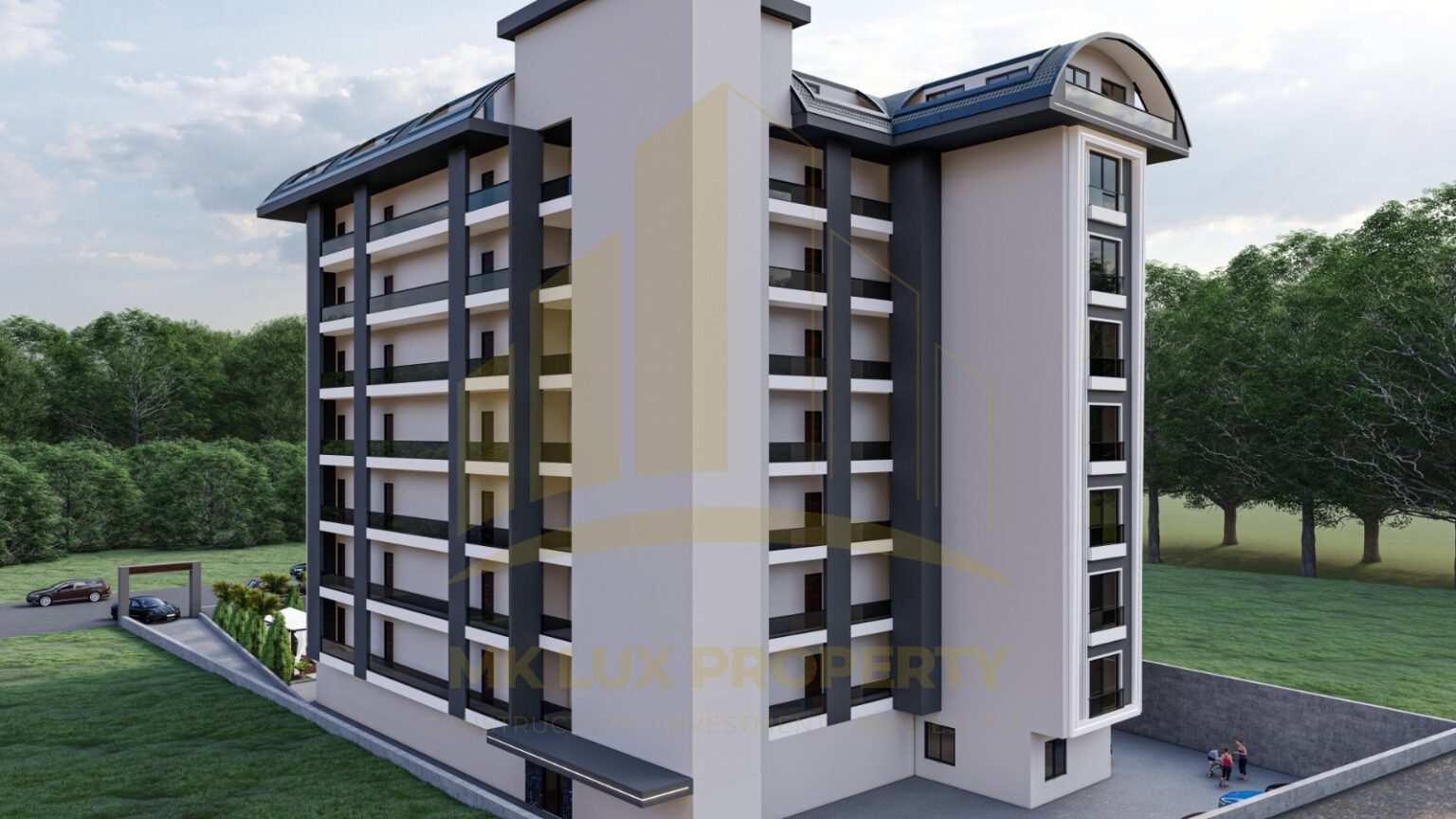 Apartments in a complex currently under construction in Avsallar 5