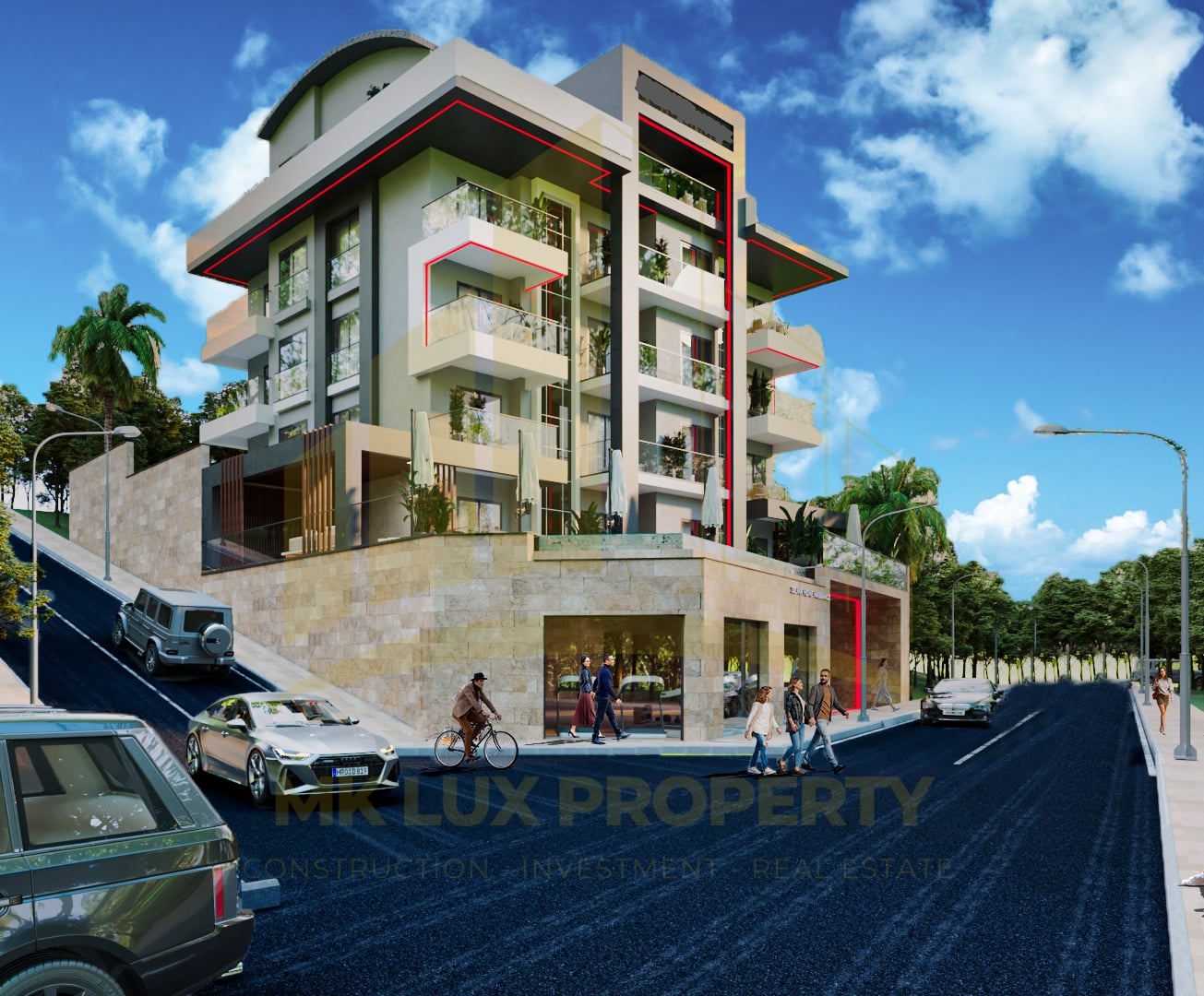 An ultra-luxurious complex in an upscale neighborhood of Alanya 2