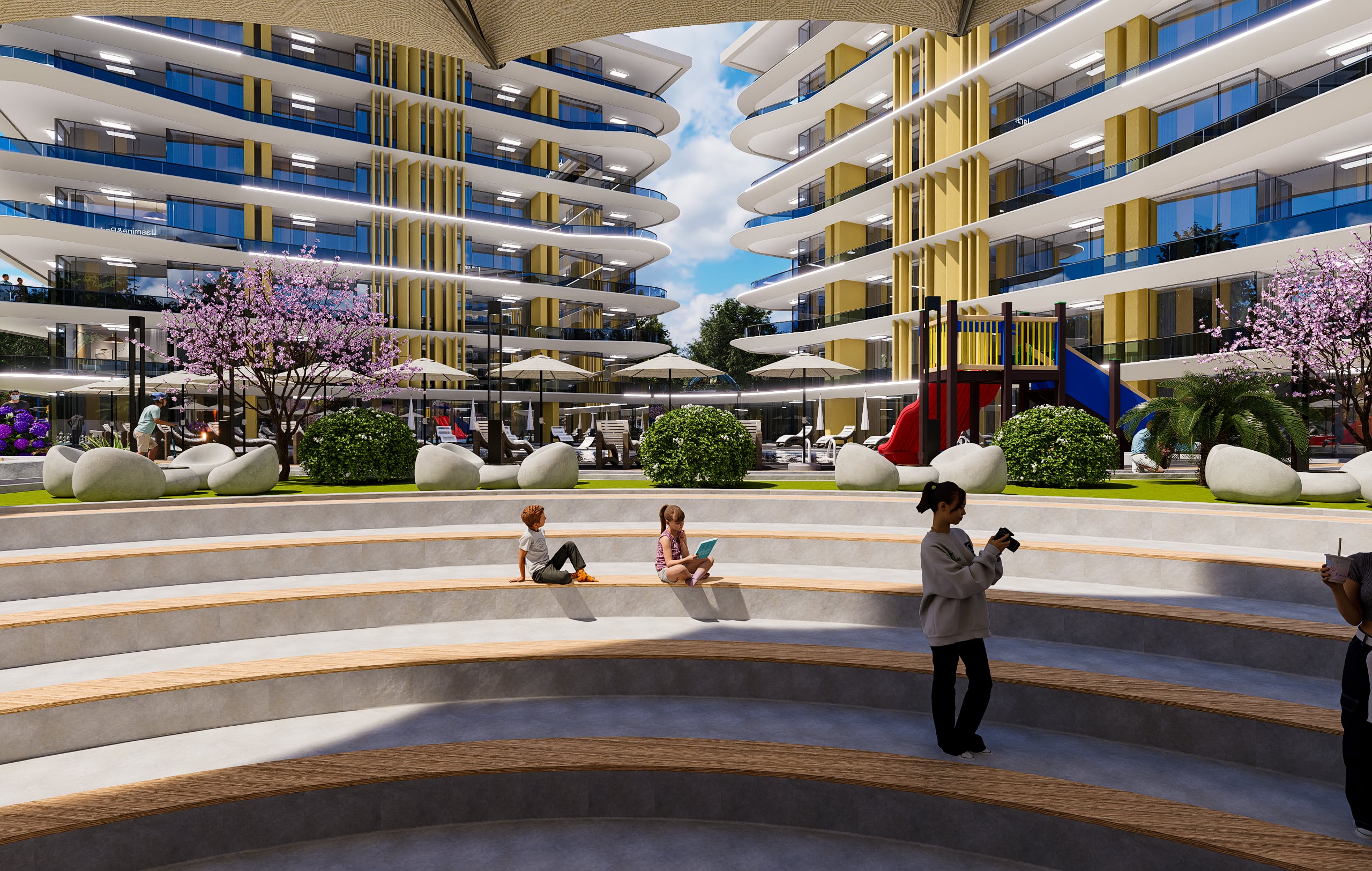 Neues Projekt mit dem Konzept eines Fünf-Sterne-Hotels in Alanya Payallar 6