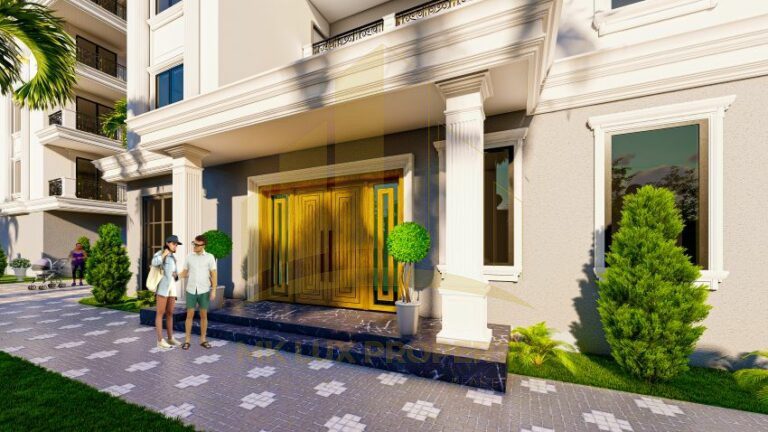 Apartments away from the hustle and bustle of the city in a modern complex in the Oba neighborhood 10