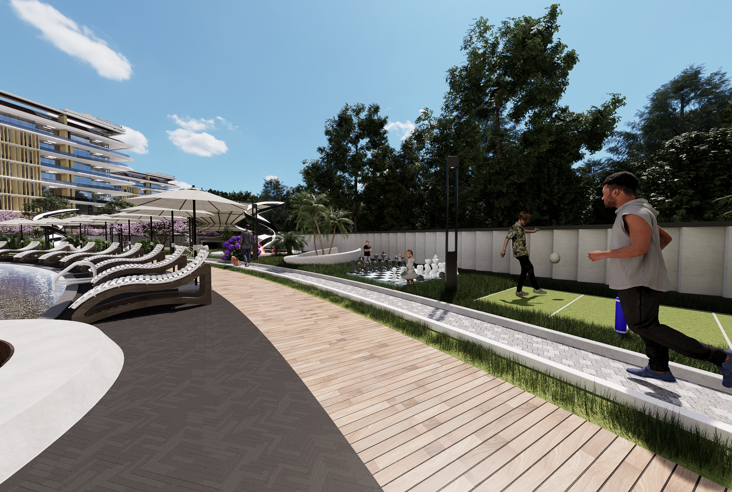 Neues Projekt mit dem Konzept eines Fünf-Sterne-Hotels in Alanya Payallar 13