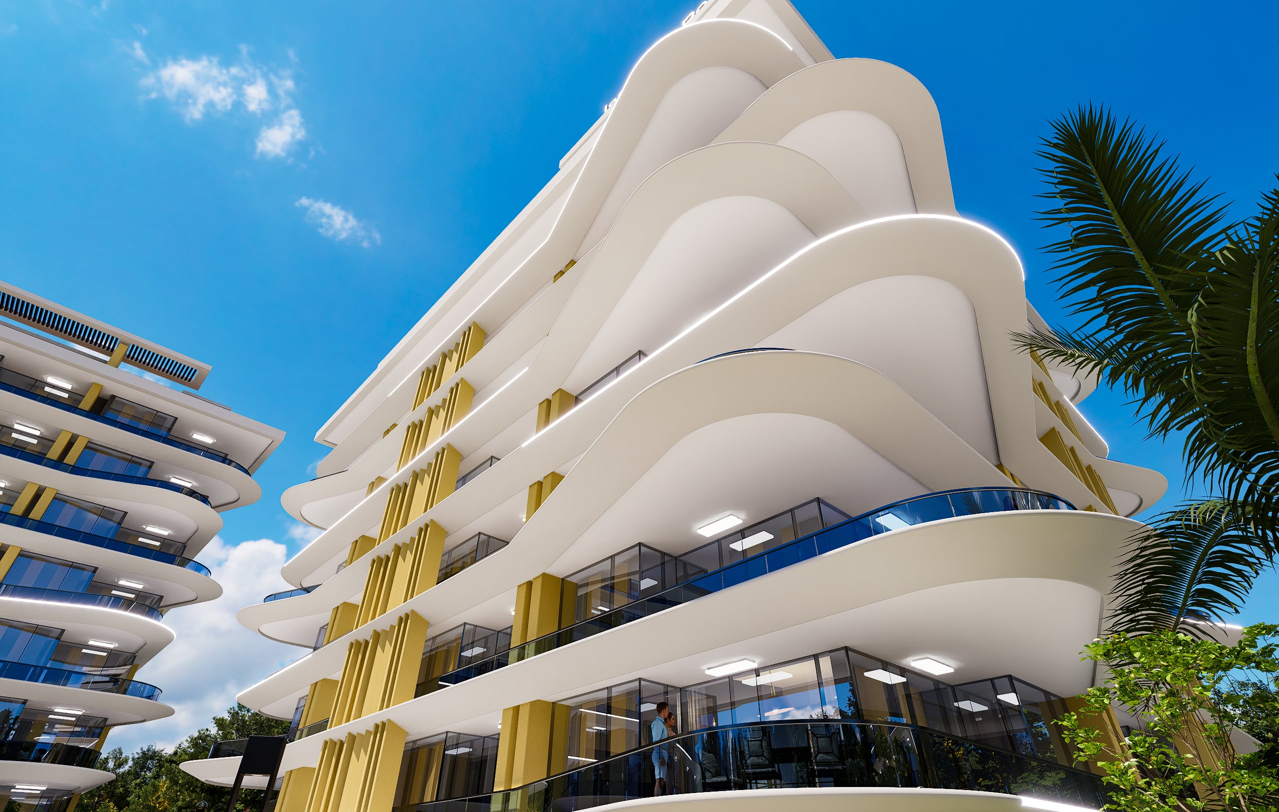 Neues Projekt mit dem Konzept eines Fünf-Sterne-Hotels in Alanya Payallar 2
