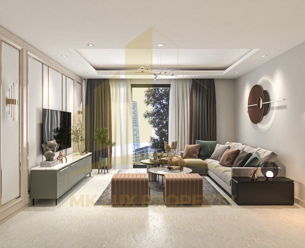 The last few apartments available in a new, completed complex 400 meters from the sea in Avsallar 8