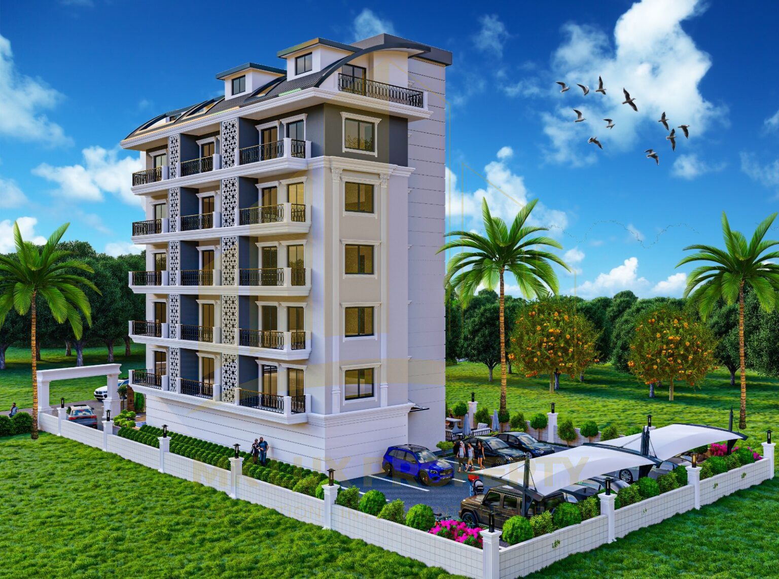An ultra-luxurious complex in an upscale neighborhood of Alanya 8