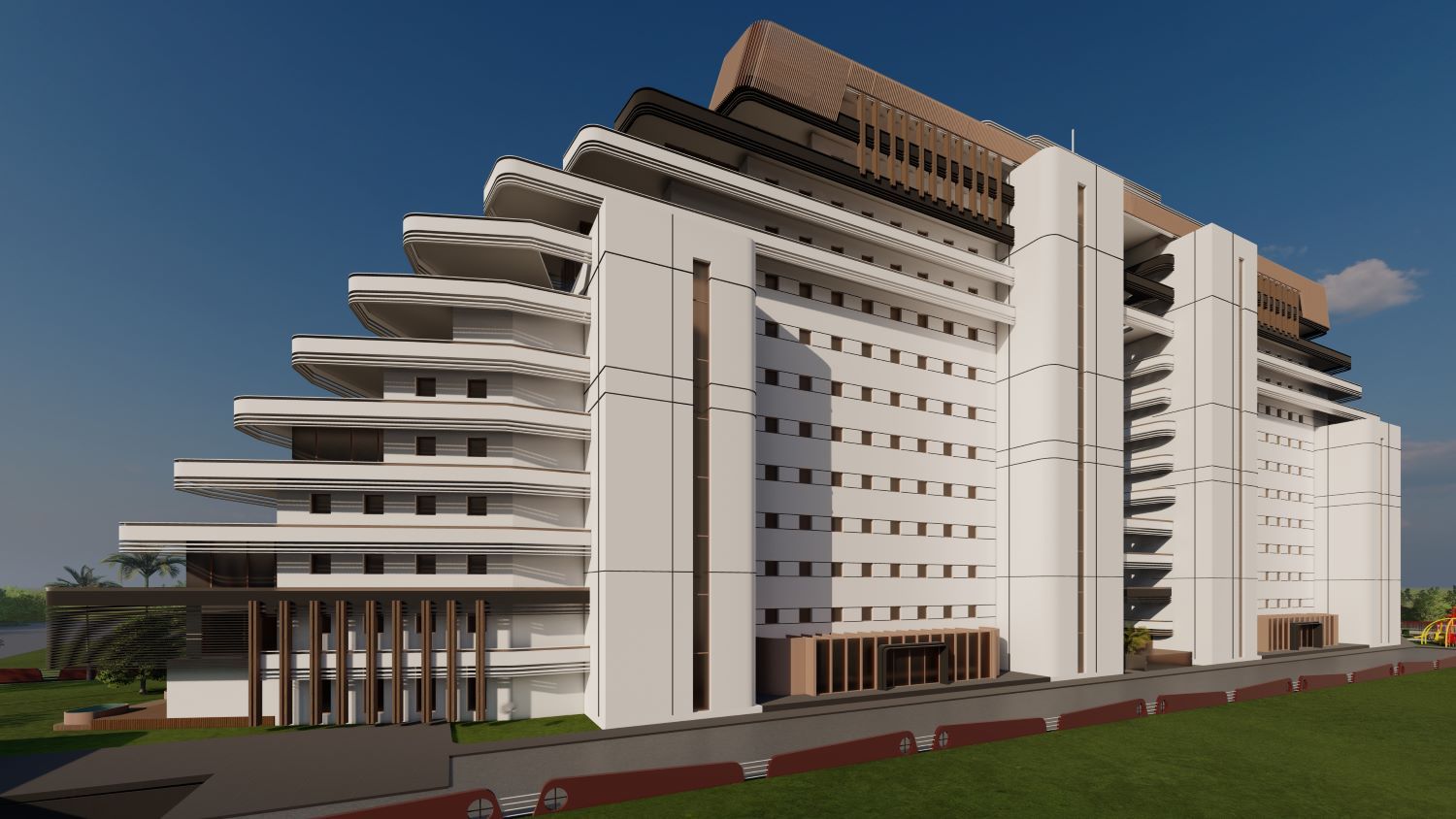 A premium-class residential complex with its own amenities in the Altyntaş neighborhood 16