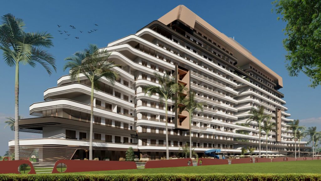 A premium-class residential complex with its own amenities in the Altyntaş neighborhood 17