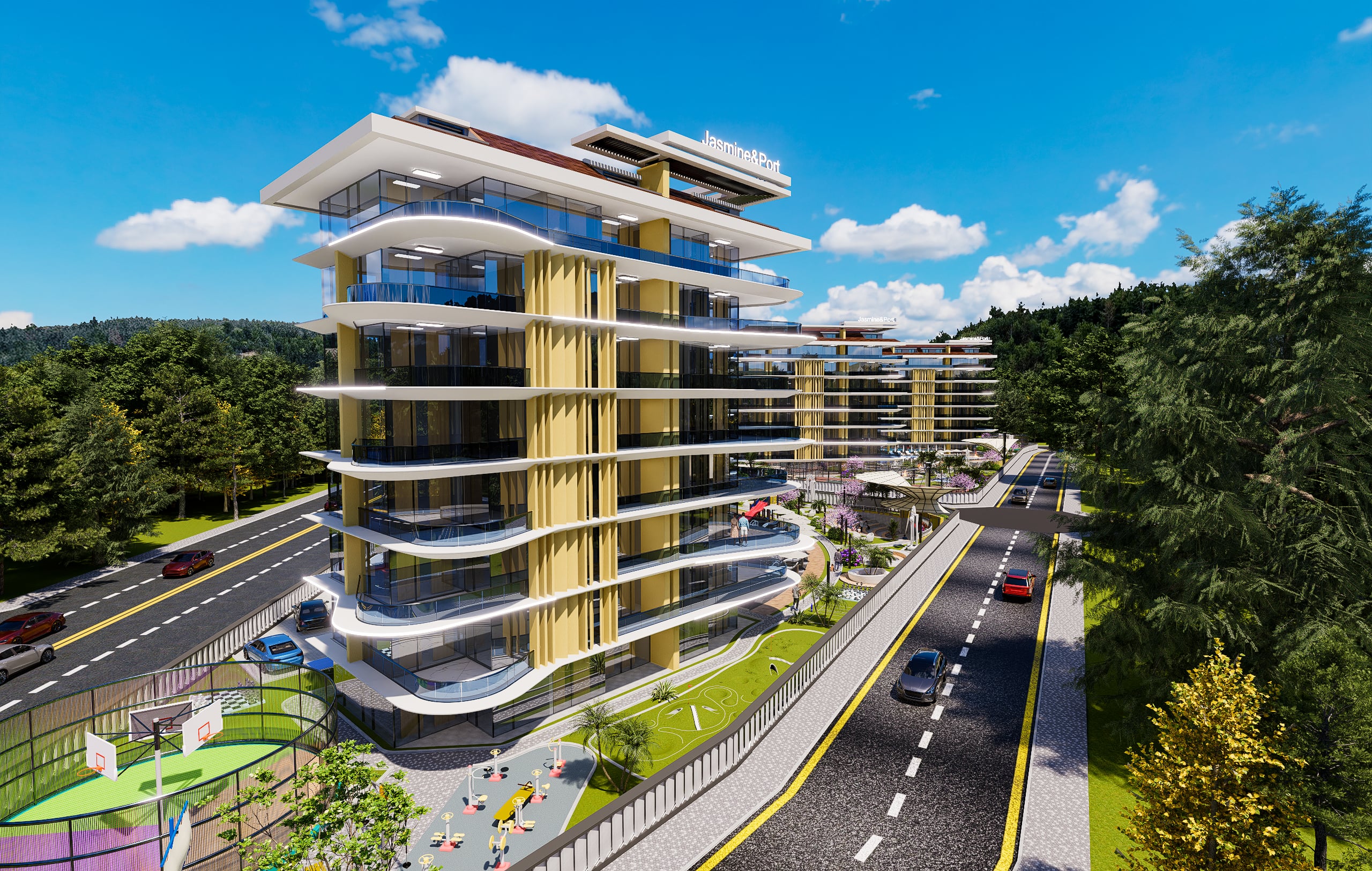 Neues Projekt mit dem Konzept eines Fünf-Sterne-Hotels in Alanya Payallar 7