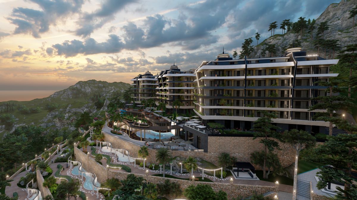 A luxurious development with the infrastructure of a seven-star hotel in Mahmutlar 23