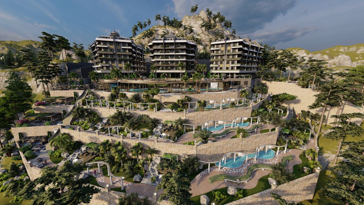 A luxurious development with the infrastructure of a seven-star hotel in Mahmutlar 25
