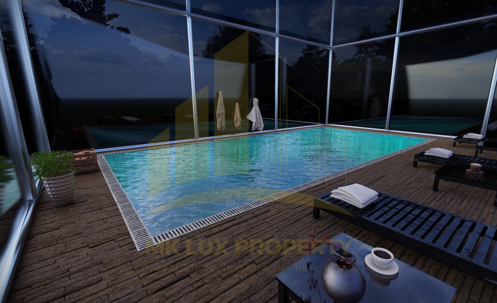 Apartments in a complex under construction in the center of Alanya 7
