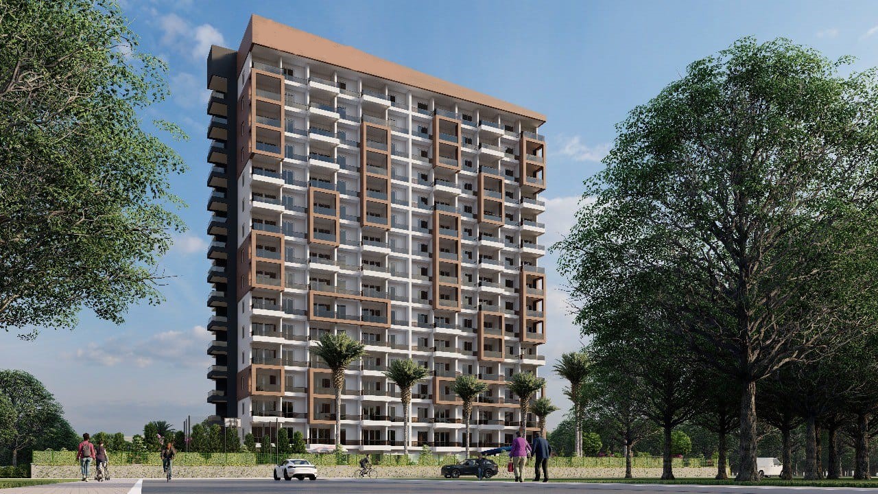 Apartments in a complex under construction in Mersin, in the Arpaçbahışış neighborhood 1