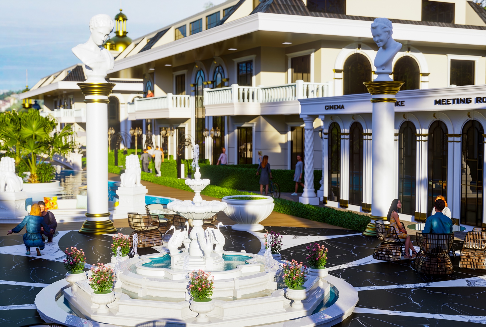 Apartments in a luxurious complex designed with a five-star hotel concept in the ecologically clean neighborhood of Inzekum 2