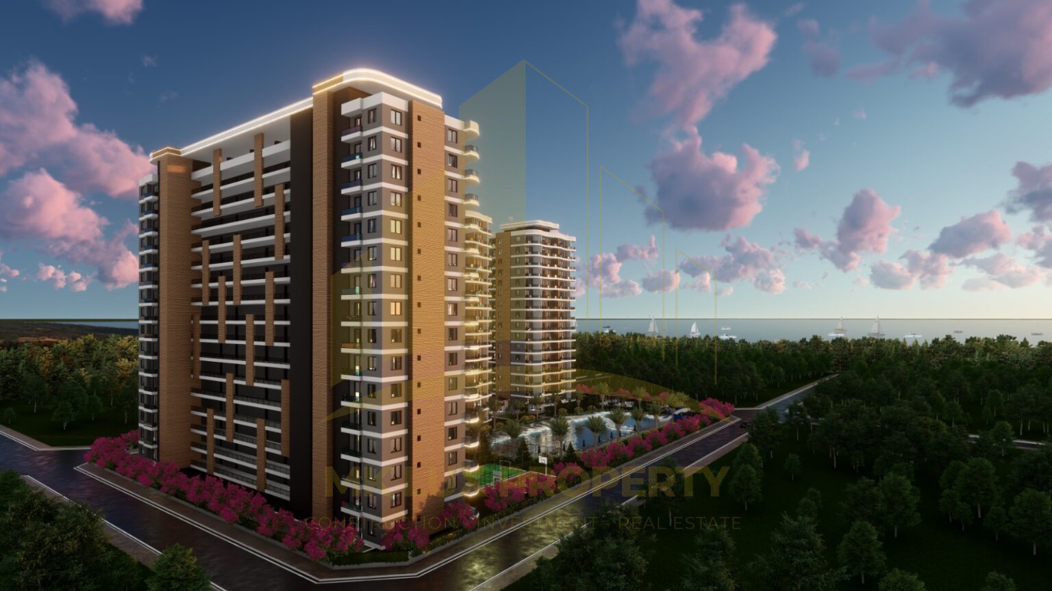 Apartments under construction in Mersin, in the Arpaçbahşış neighborhood 7