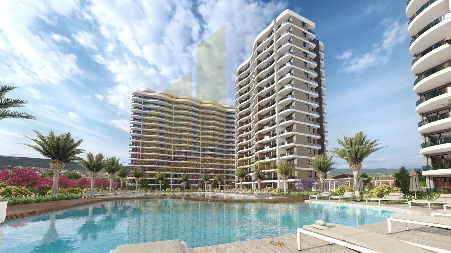 Apartments under construction in Mersin, in the Arpaçbahşış neighborhood 1