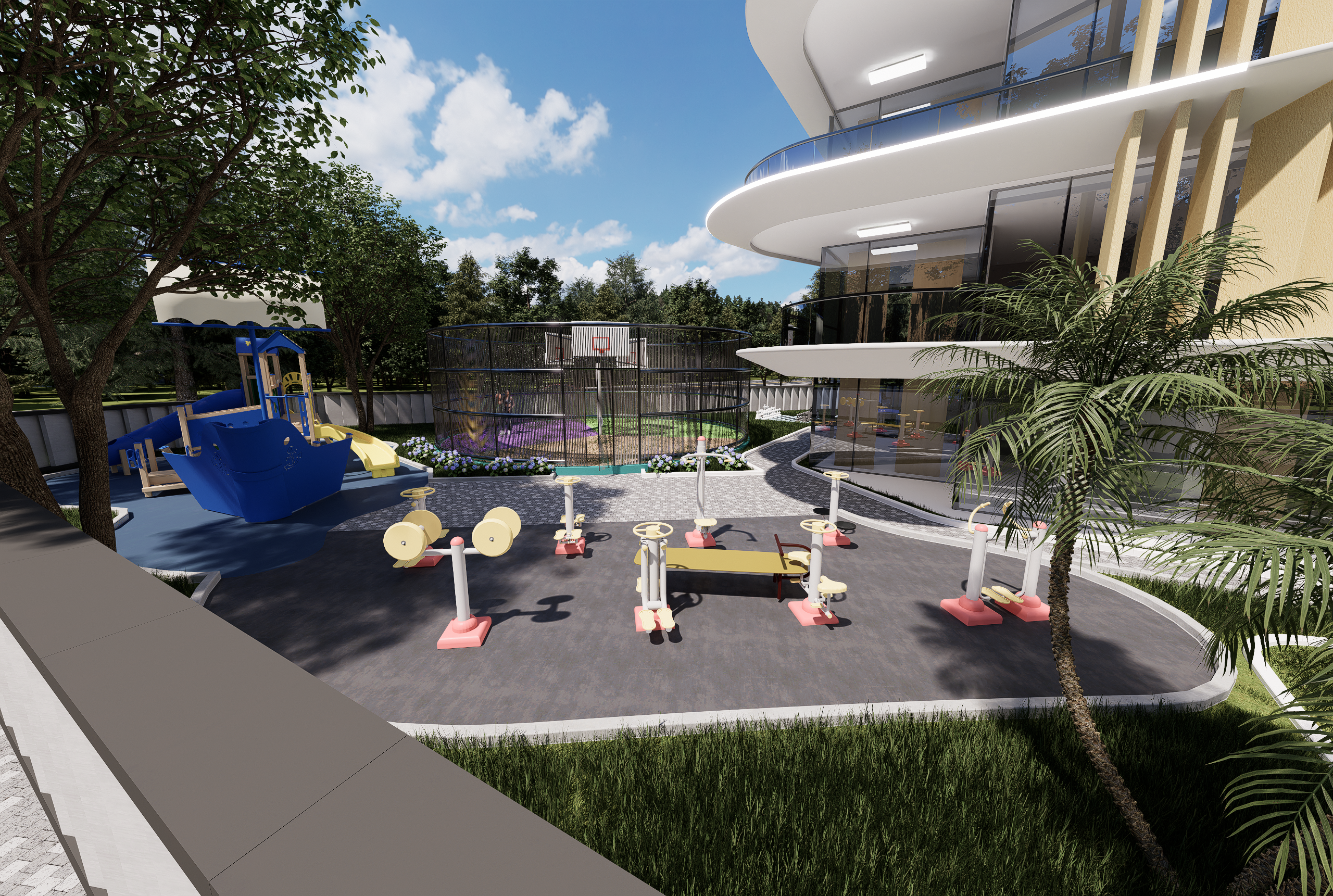 Neues Projekt mit dem Konzept eines Fünf-Sterne-Hotels in Alanya Payallar 16