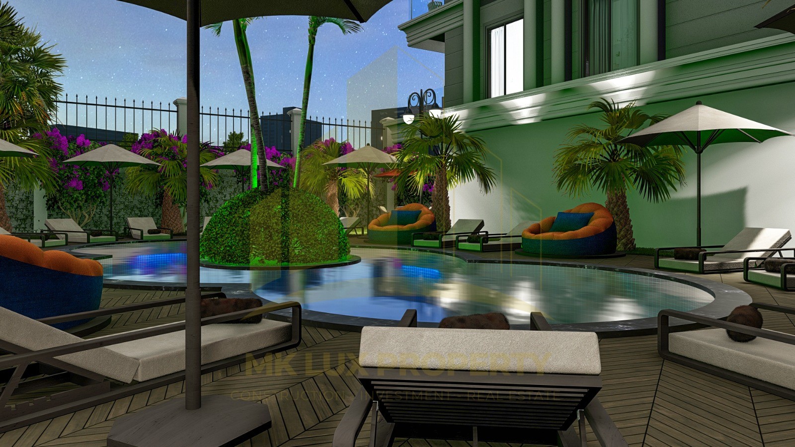 Apartments in a complex under construction in the center of Alanya 4