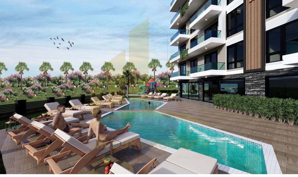 Real Estate in a Development Under Construction in Alanya's Avsallar District 3