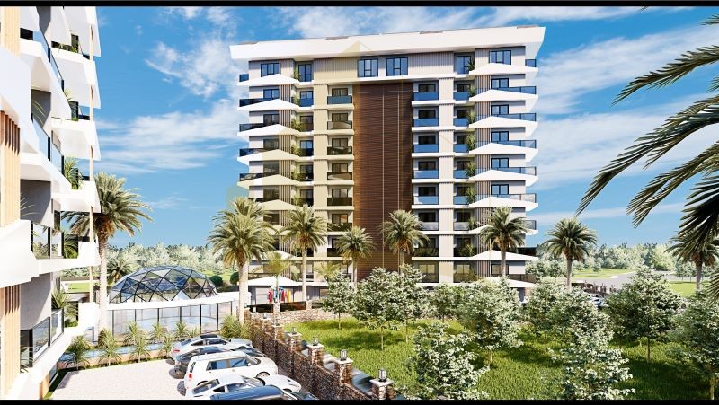Wohnungen in einer luxuriösen Wohnanlage im Herzen von Alanya 1