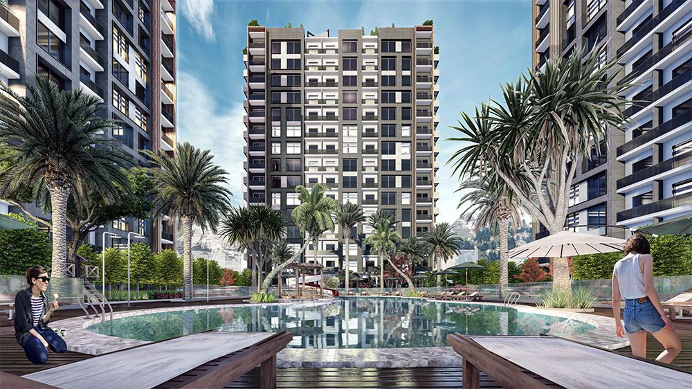 The last few apartments in a complex nearing completion in the Teje neighborhood 5