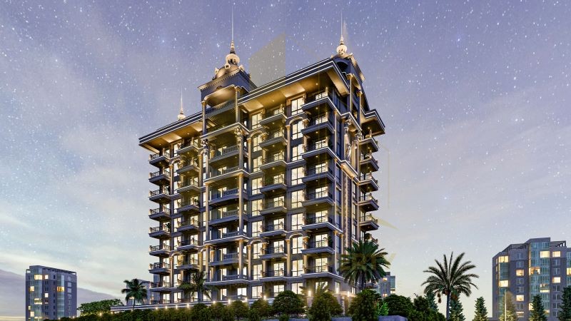 Spacious apartments in a luxurious complex in the center of Alanya 13