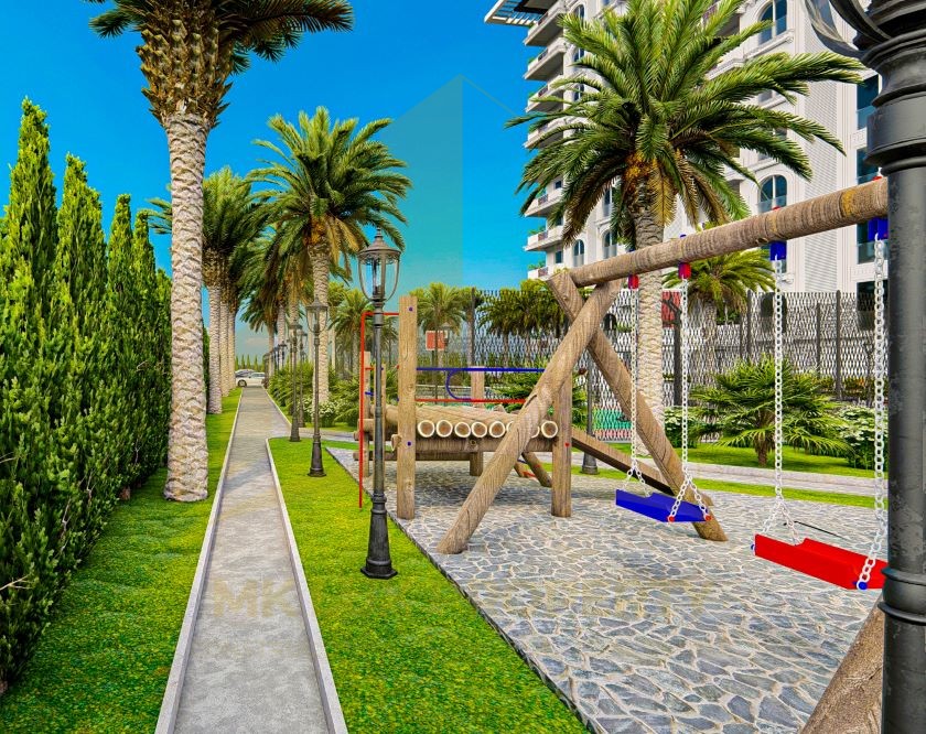Antalya sahil şeridinin en iyi bölgelerinden birinde, 7 yıldızlı otel altyapısına sahip ultra lüks kompleks 6