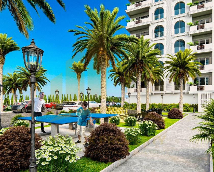 Antalya sahil şeridinin en iyi bölgelerinden birinde, 7 yıldızlı otel altyapısına sahip ultra lüks kompleks 22