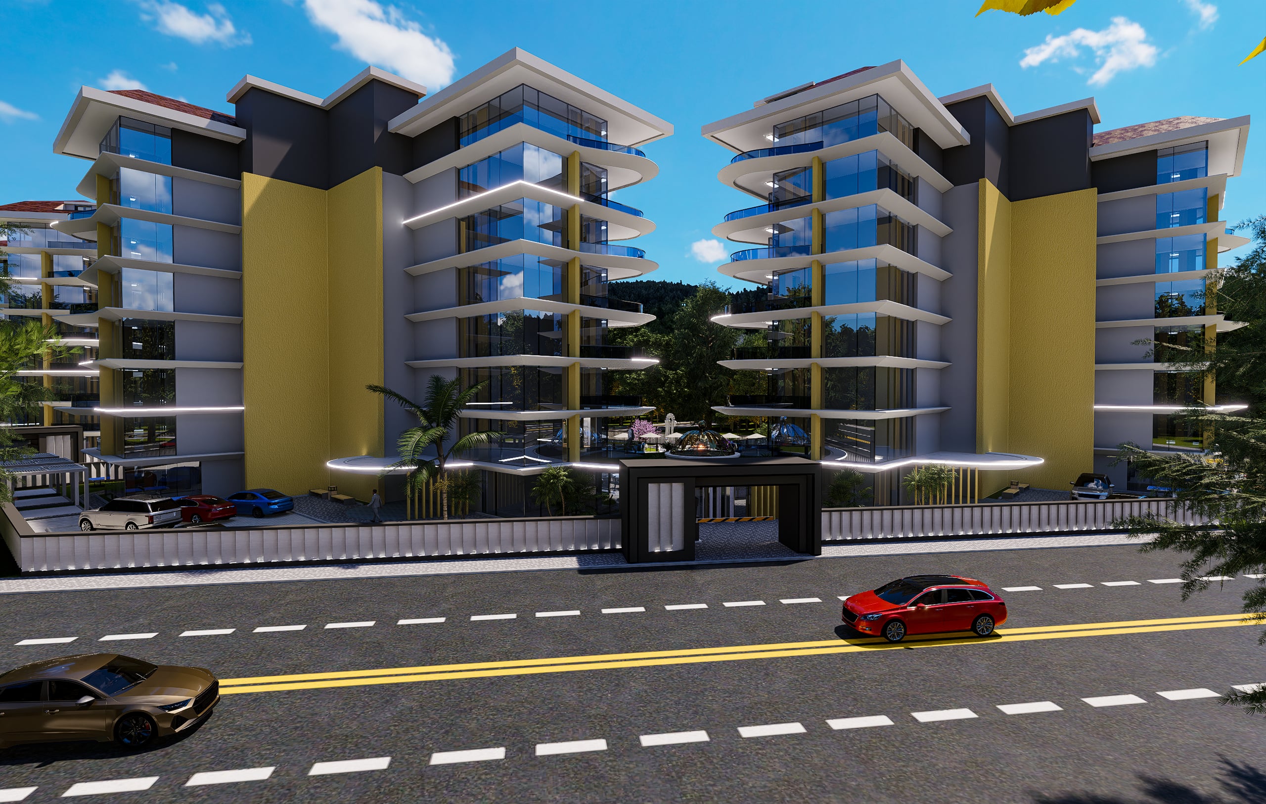 Neues Projekt mit dem Konzept eines Fünf-Sterne-Hotels in Alanya Payallar 12