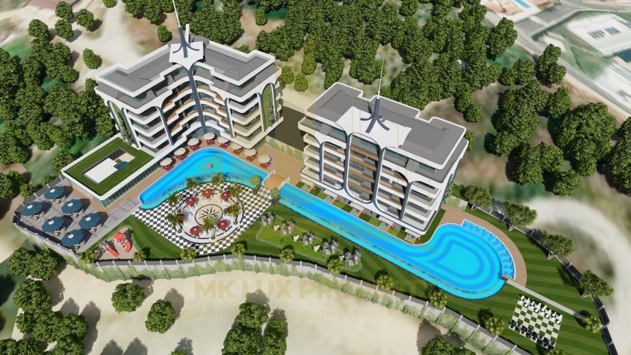 Kargıcak bölgesinde, Akdeniz’in panoramik manzarasına sahip ve ev aletleri hediye edilen daireler 3