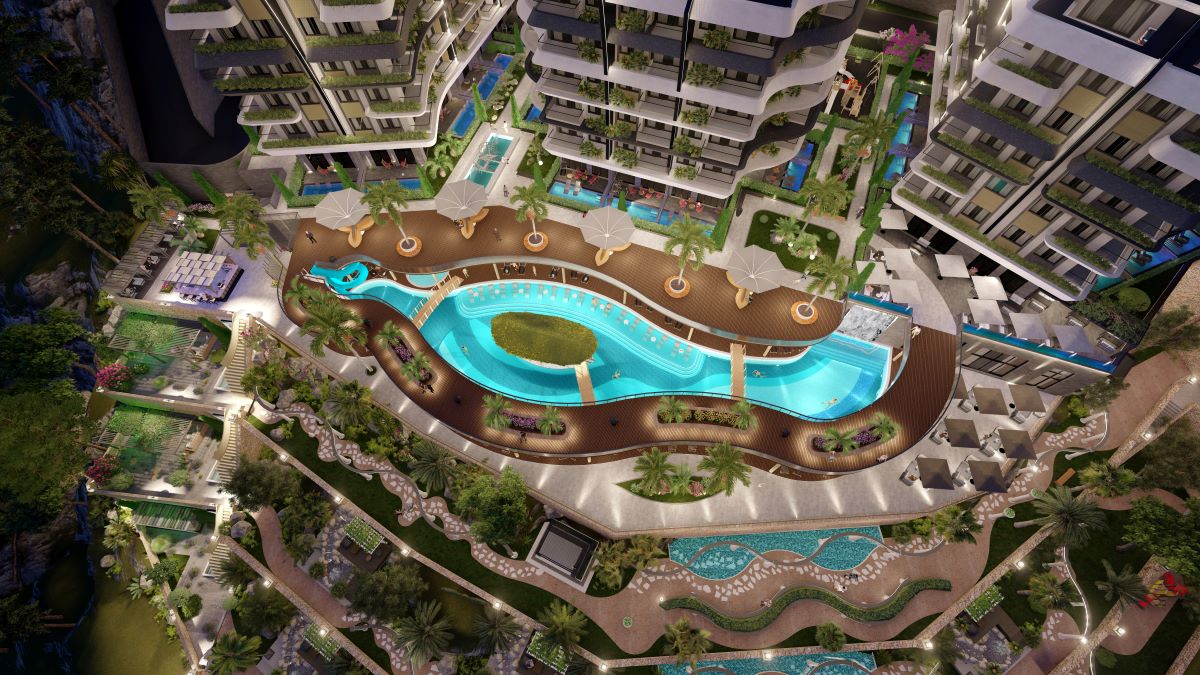 A luxurious development with the infrastructure of a seven-star hotel in Mahmutlar 6