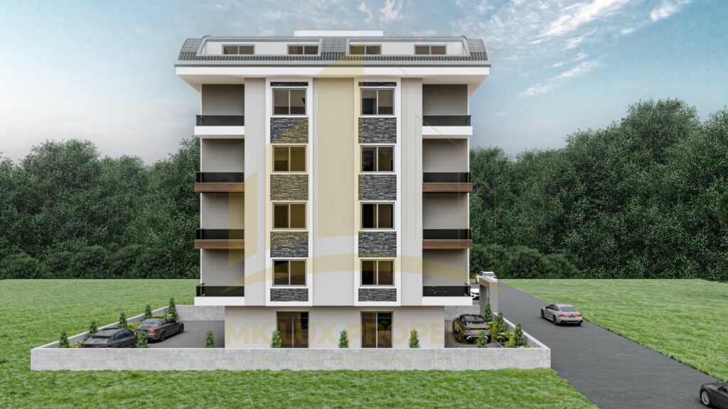 A total of four apartments in a small apartment complex in Avsallar 1