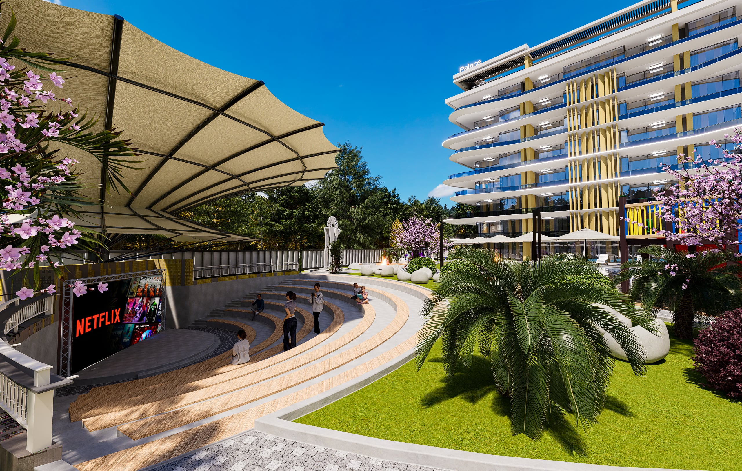 Neues Projekt mit dem Konzept eines Fünf-Sterne-Hotels in Alanya Payallar 10