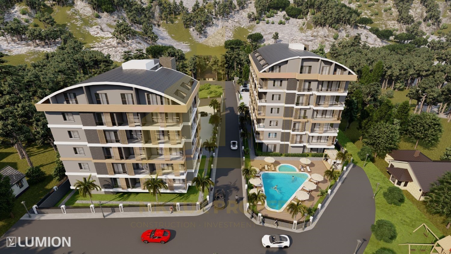 Alanya Çiplaklı'da inşaatı devam eden yeni projede gayrimenkul 5