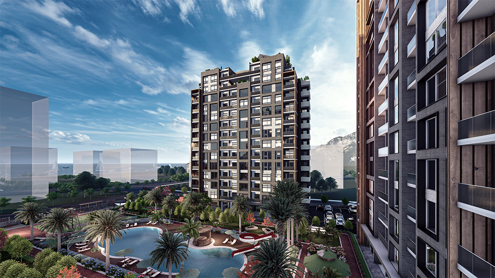 The last few apartments in a complex nearing completion in the Teje neighborhood 8