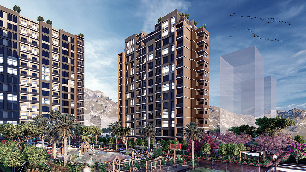 The last few apartments in a complex nearing completion in the Teje neighborhood 3