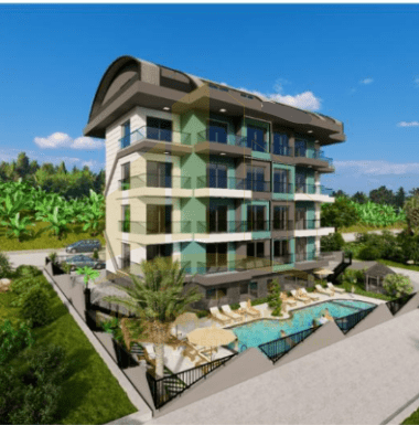 Condominium in the center of Alanya for citizenship 1